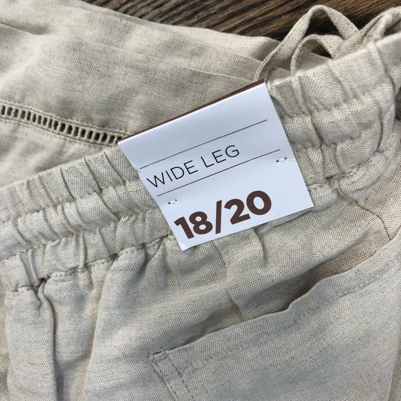 LANE‎ BRYANT LINEN CAPRIS 18/20 - Picture 3 of 6